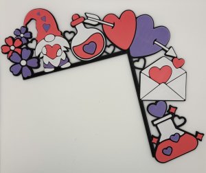 Valentines Gnome Door Hanger